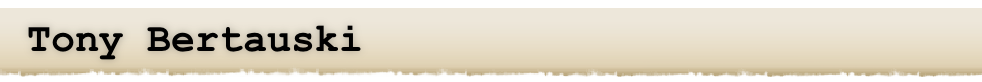 Tony Bertauski